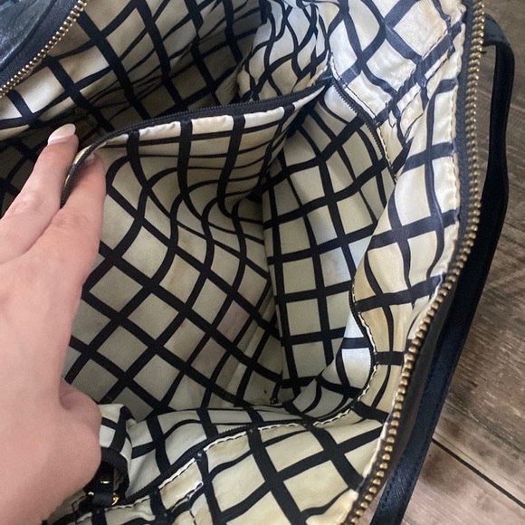 Kate Spade New York Large Black Leather Tote - Picture 5 of 6